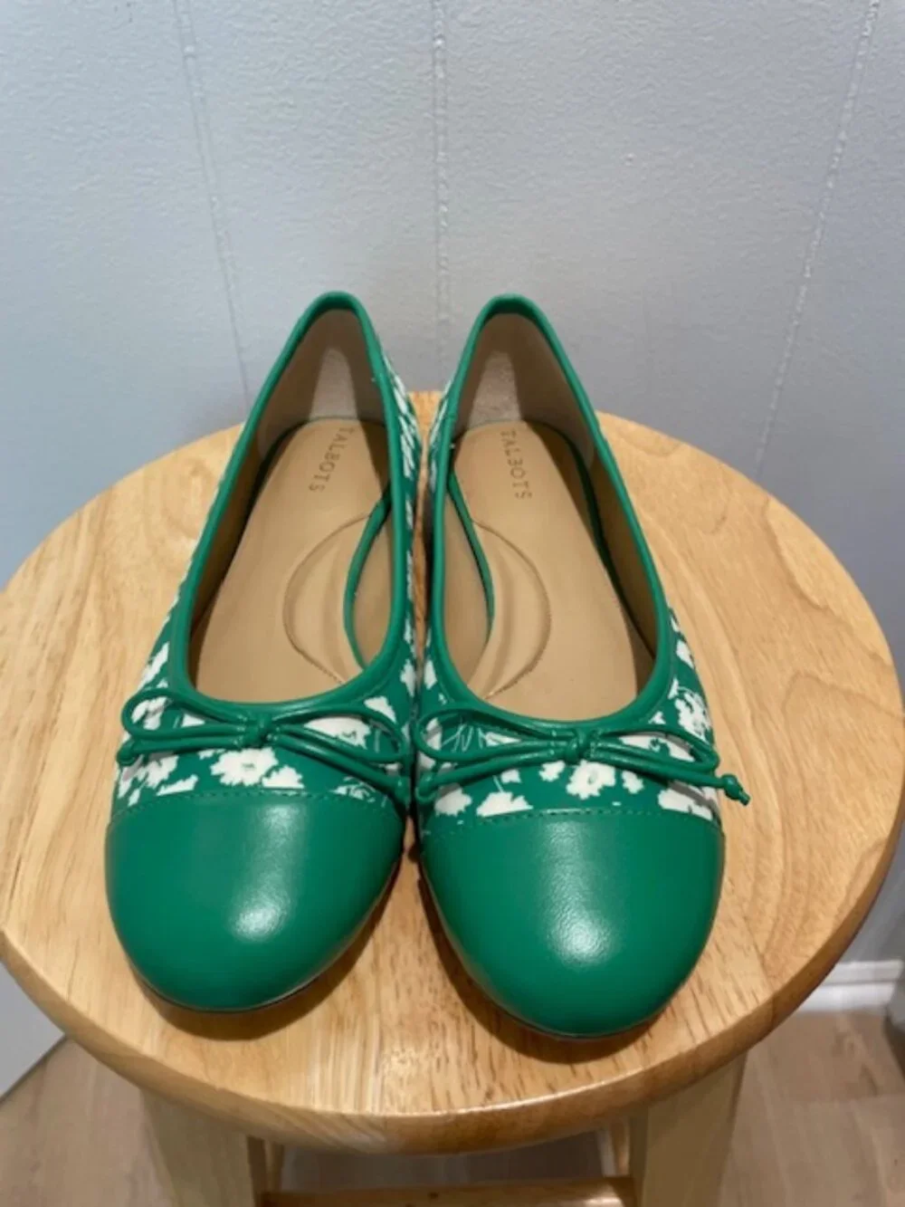 Talbot Green Flowered Blair Ballet Flat - 8.5m